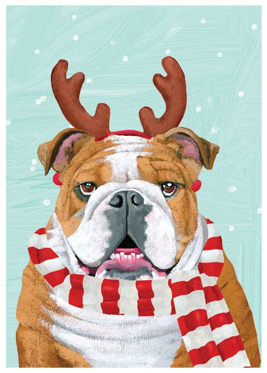 Bulldog Holiday Card