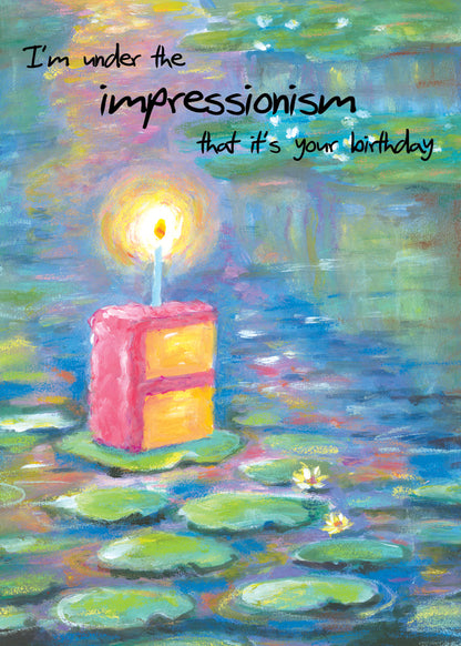 Under the Impressionism Birthday Card