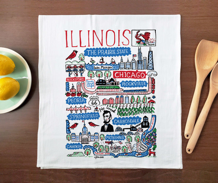 Statescapes: Illinois Towel