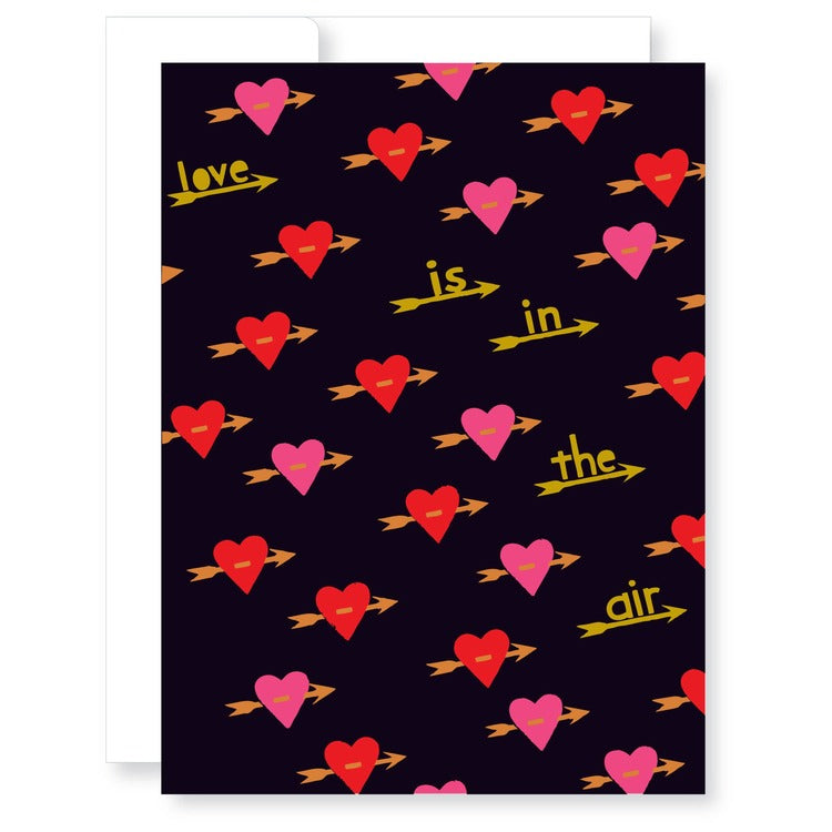 Love is in the Air Valentine's Card