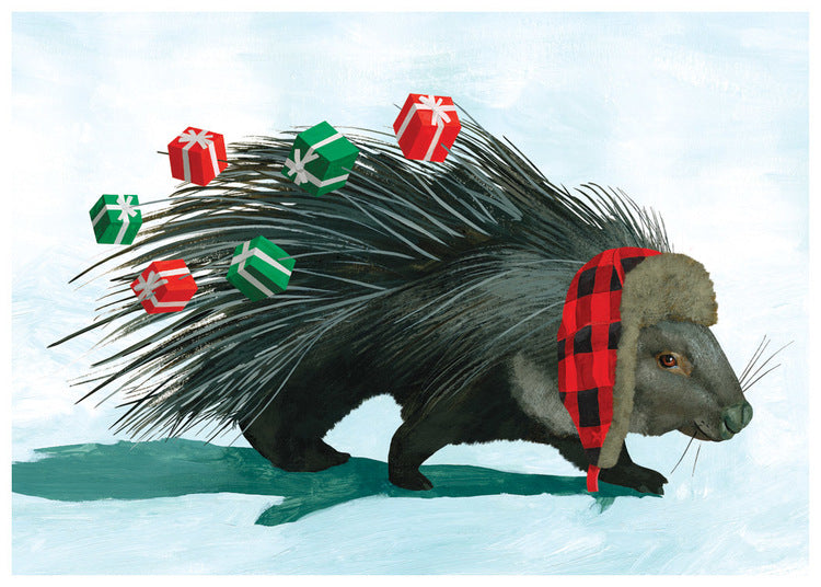 Porcupine Presents Holiday Card