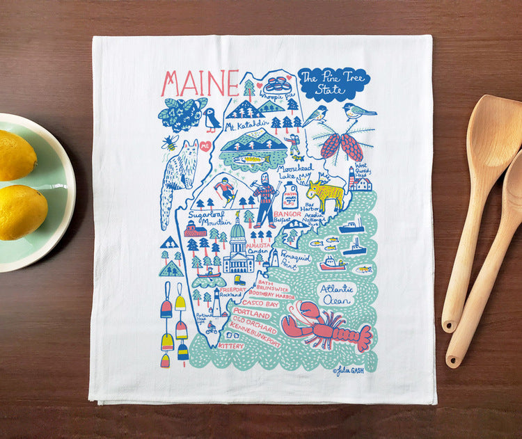 Statescapes: Maine Towel