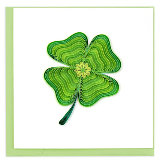 Lucky Clover Quilling Card