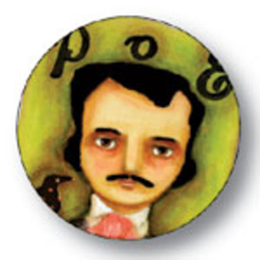 Edgar Allan Poe Button