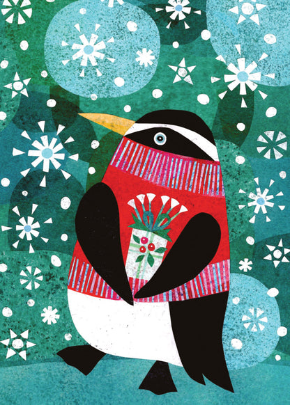 Sweater Penguin Holiday Card