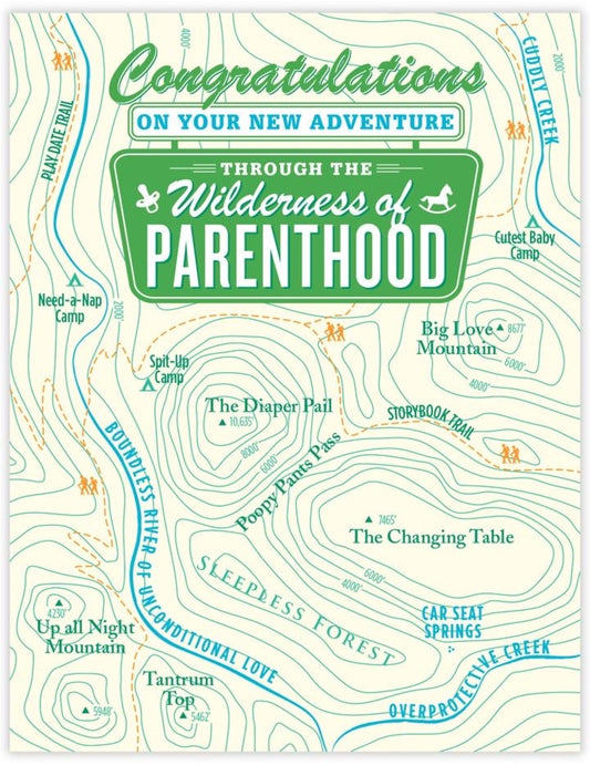 Wilderness of Parenthood New Baby Card