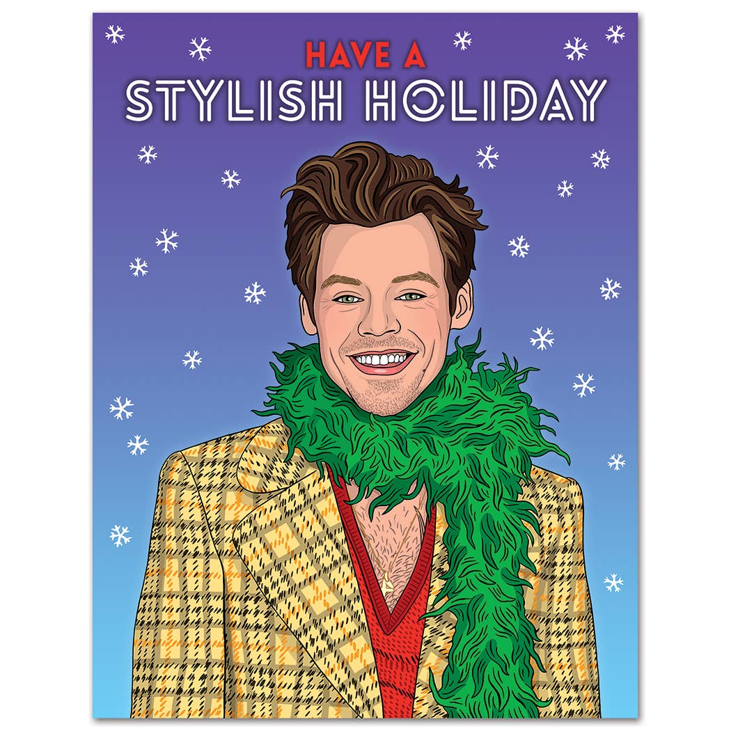 Harry Stylish Holiday Card