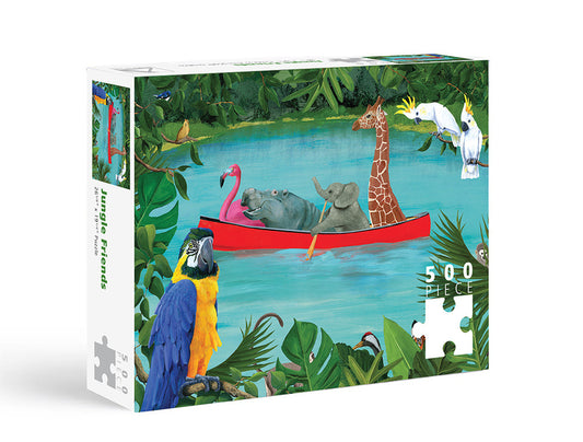Jungle Friends Canoe Cruise Puzzle - 500pc