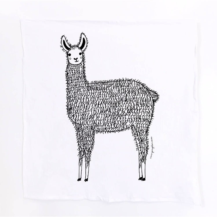 Llama Tea Towel