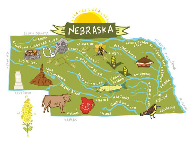 Hello: Nebraska Card
