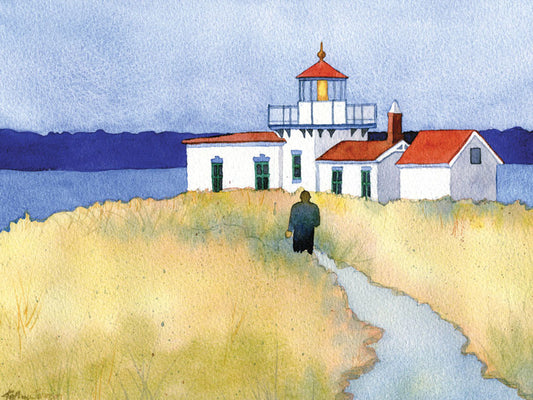Lighthouse Path Card