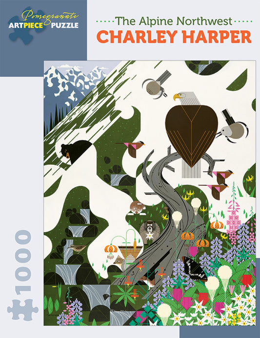 Charley Harper - Alpine Northwest Puzzle - 1000pc