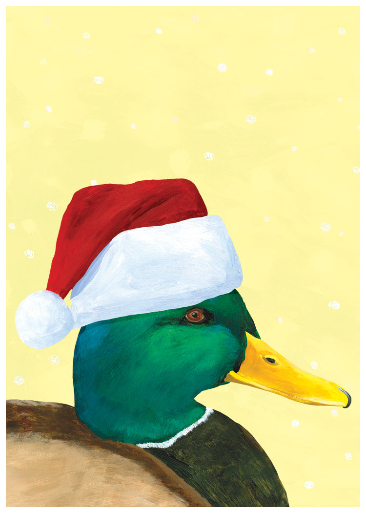 Merry Mallard Holiday Card