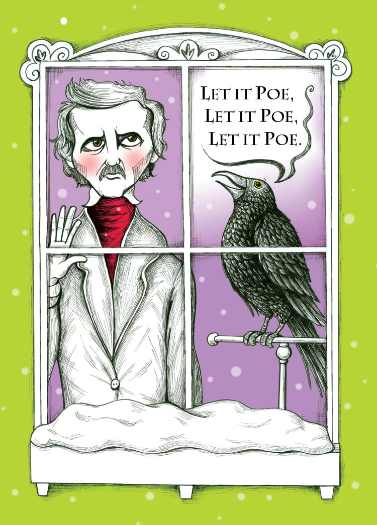 Let It Poe Holiday Card