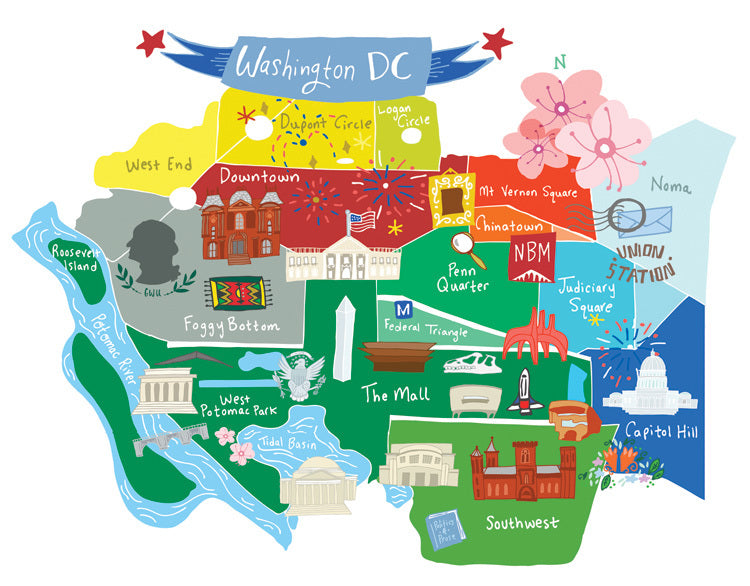 Hello: Washington DC Card – Allport Editions