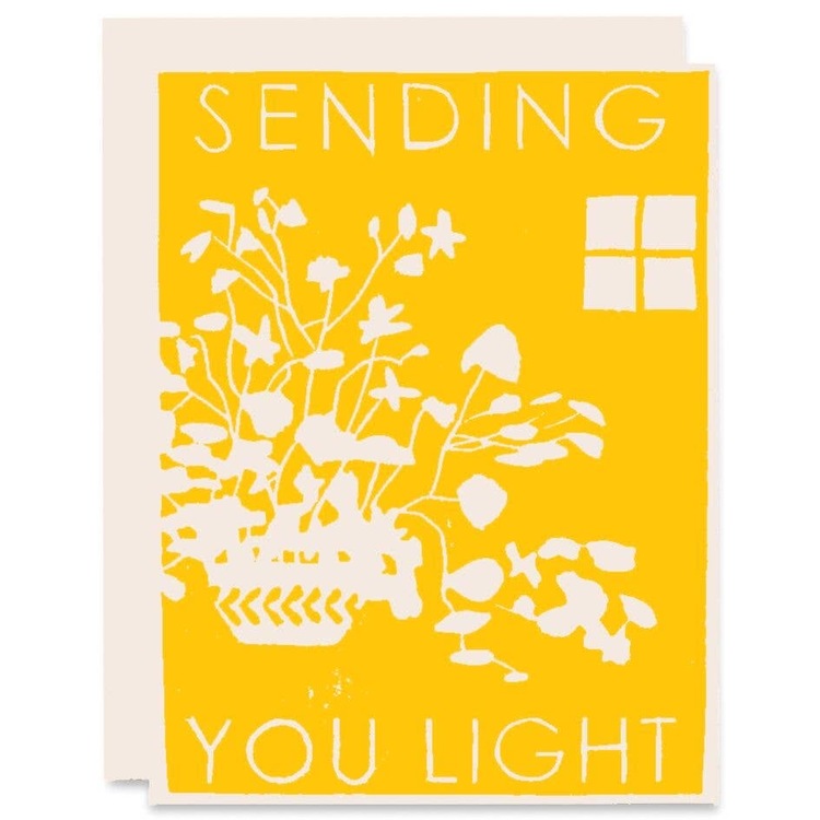Sending Light Sympathy Card