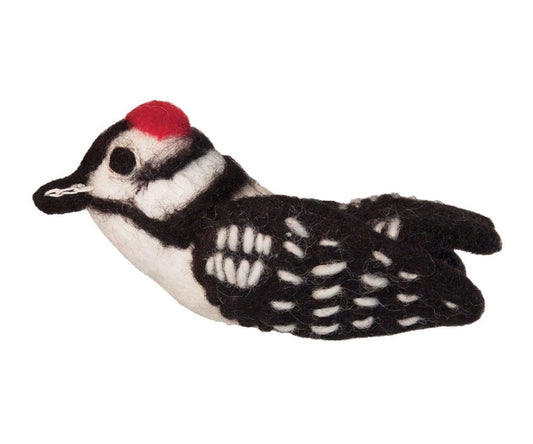 Downy Woodpecker Felted Ornament