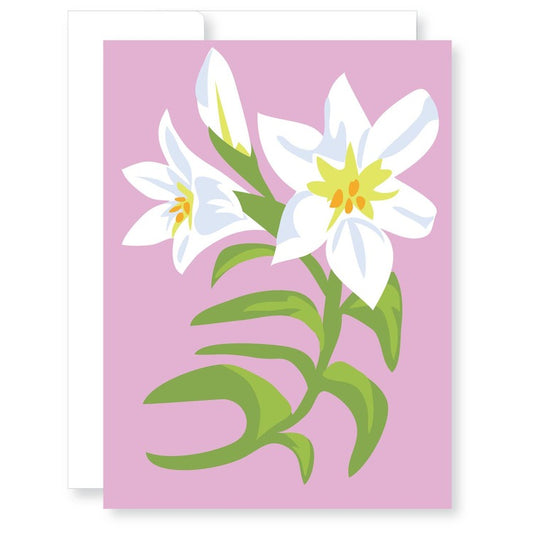 Joyful Lily Easter Card