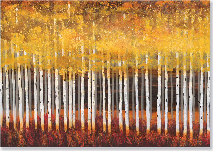 Golden Aspens Boxed Note Cards