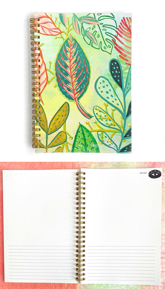 Wild Plants Spiral-Bound Notebook