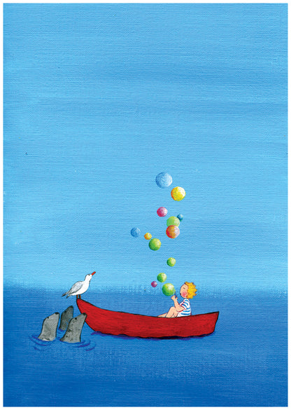Cape Cod  Boat Card