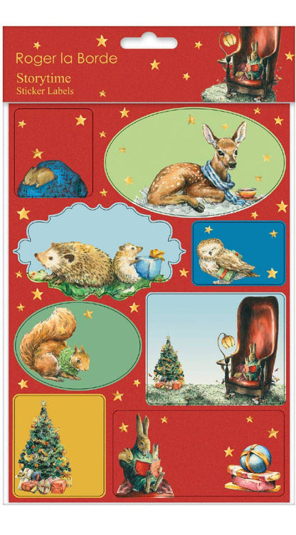 Storytime Holiday Gift Labels