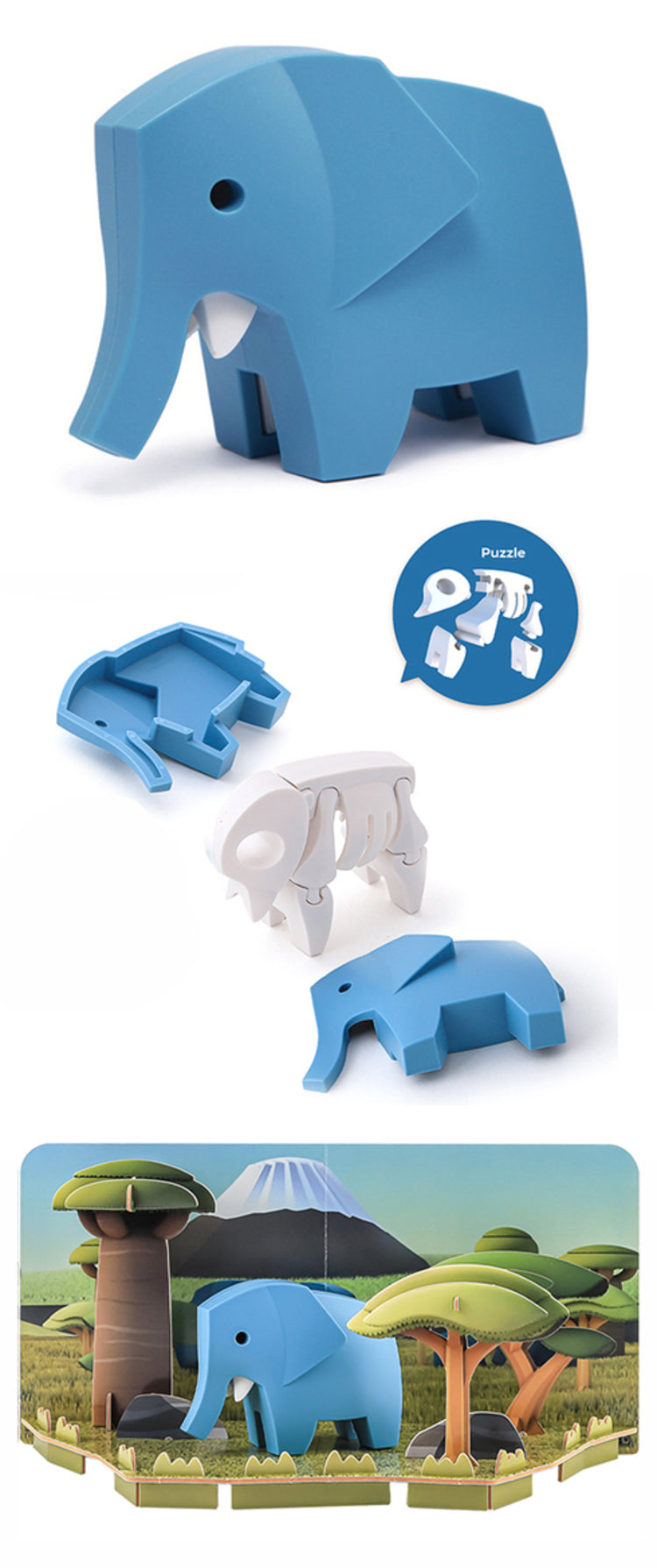 Elephant Puzzle Toy