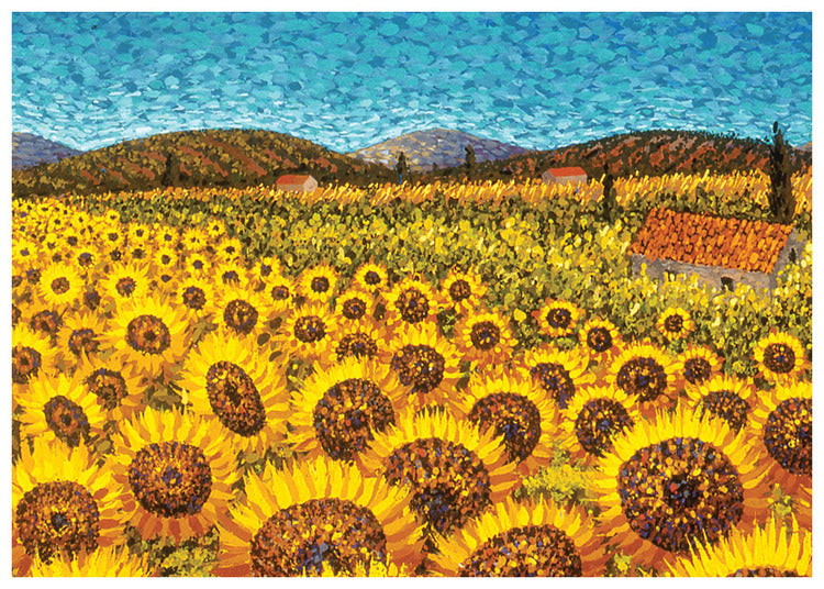 Sunflowers, Umbria Card