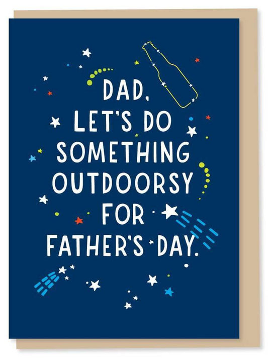 Outdoorsy Dad Card