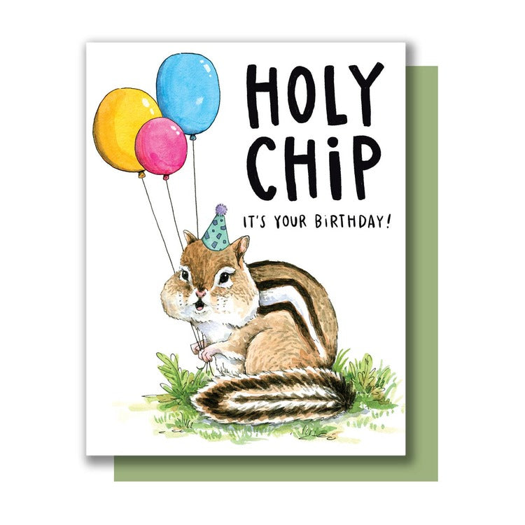 Holy Chip! Birthday Card