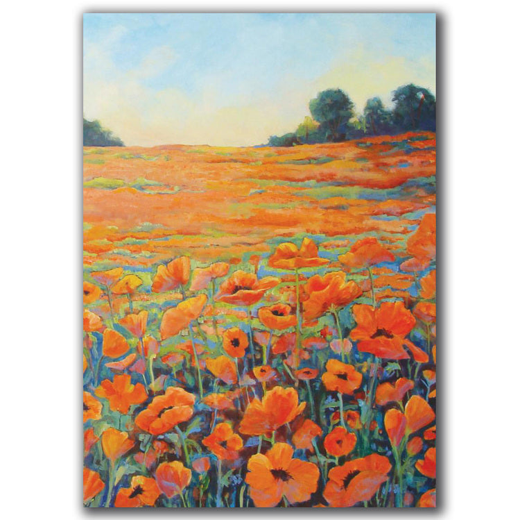 David's Poppies Boxed Blank Note Cards