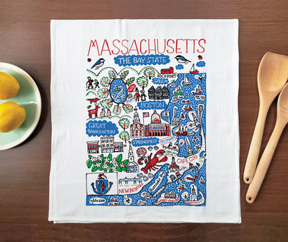 Statescapes: Massachusetts Towel