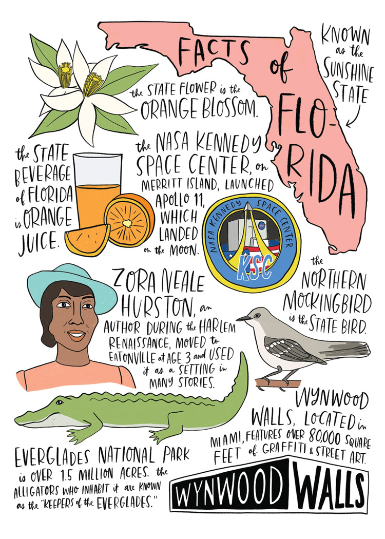 State Facts: Florida Card – Allport Editions