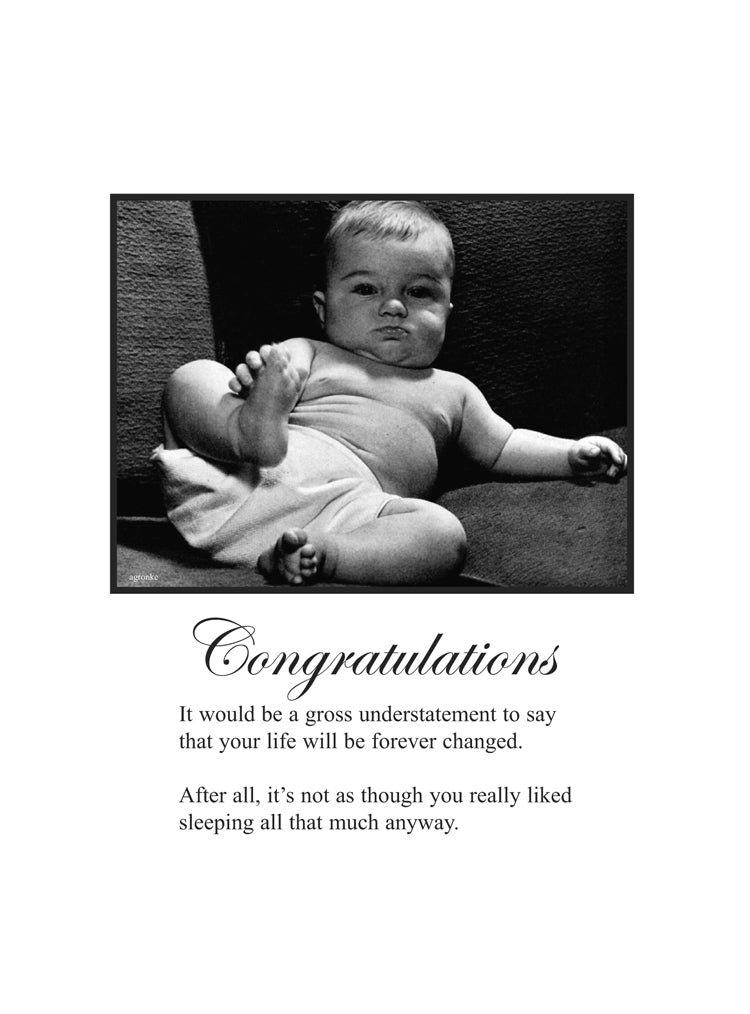 New Baby Humor Card