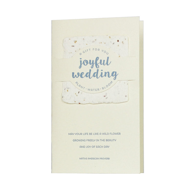 Joyful Wedding Wildflower Mix Card