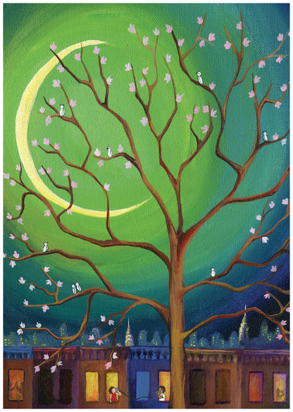 New Moon Wedding Card