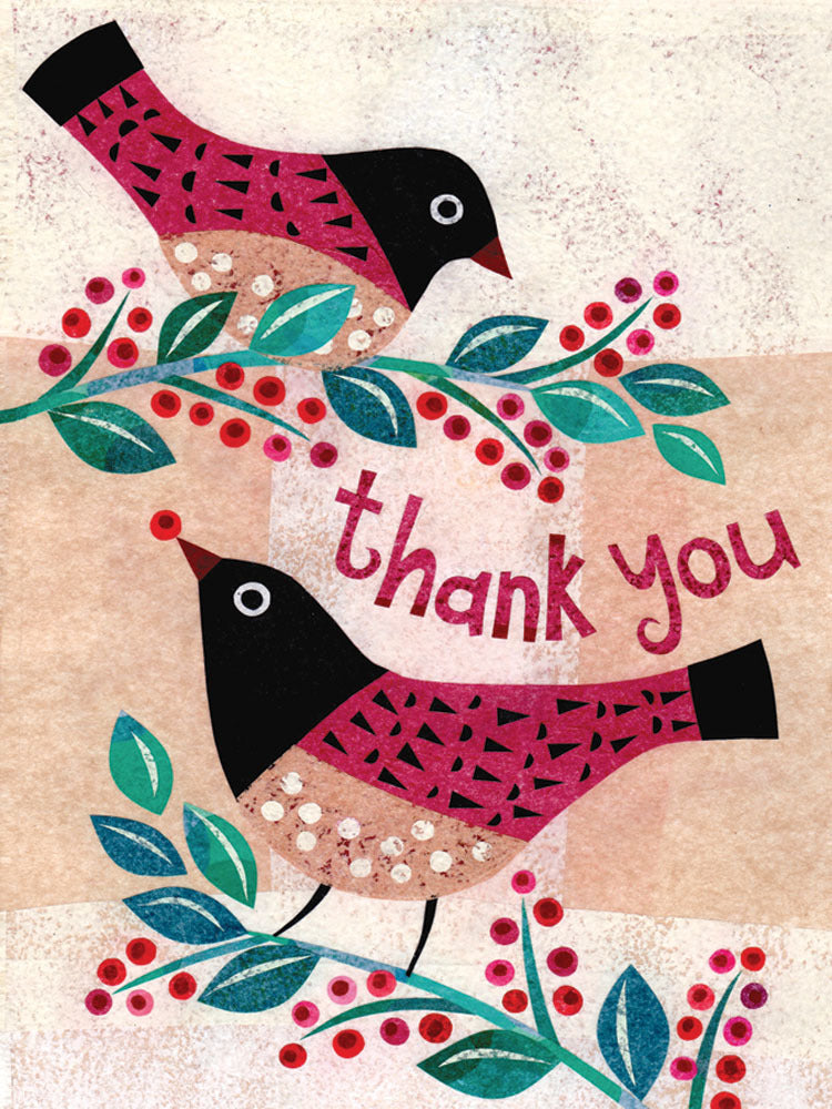 Thankful Birds Card