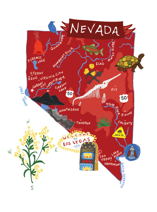 Hello: Nevada Card